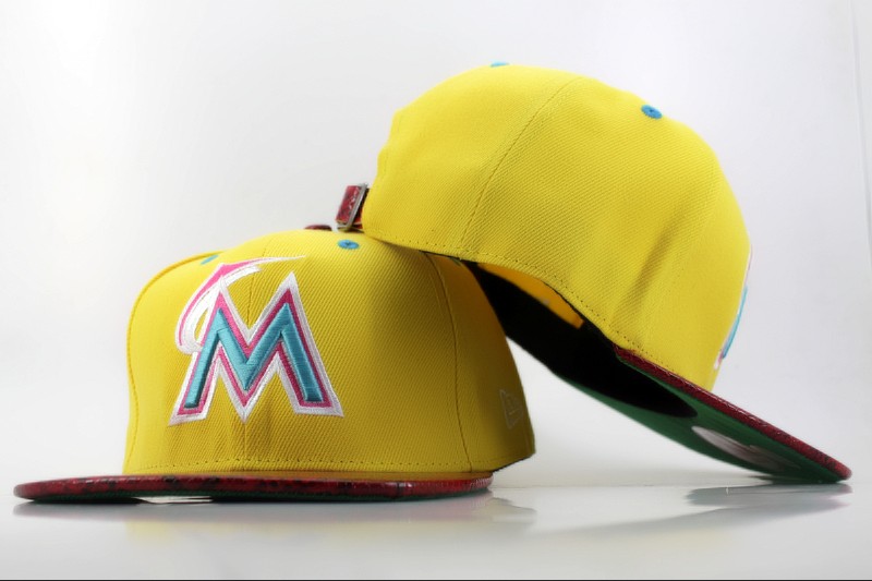 MLB Miami Marlins NE Strapback Hat #22